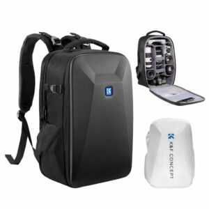 K&F Concept Camera Backpack for Professionals Photographers - Black