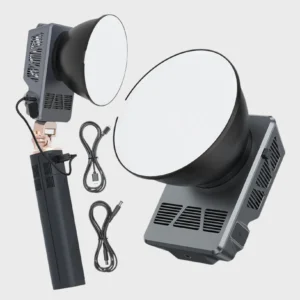 Mamen 100W RGB LED COB Professional LED Video Light with 140W Power Supply Handle