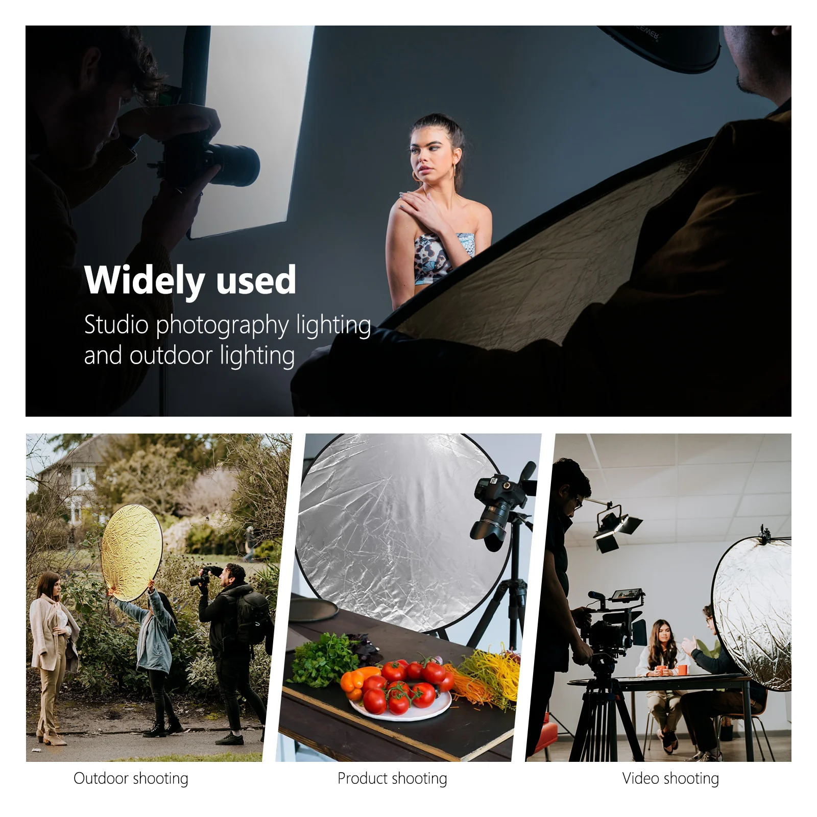 NEEWER 5-in-1 Collapsible Light Reflector 110cm - الصورة 8