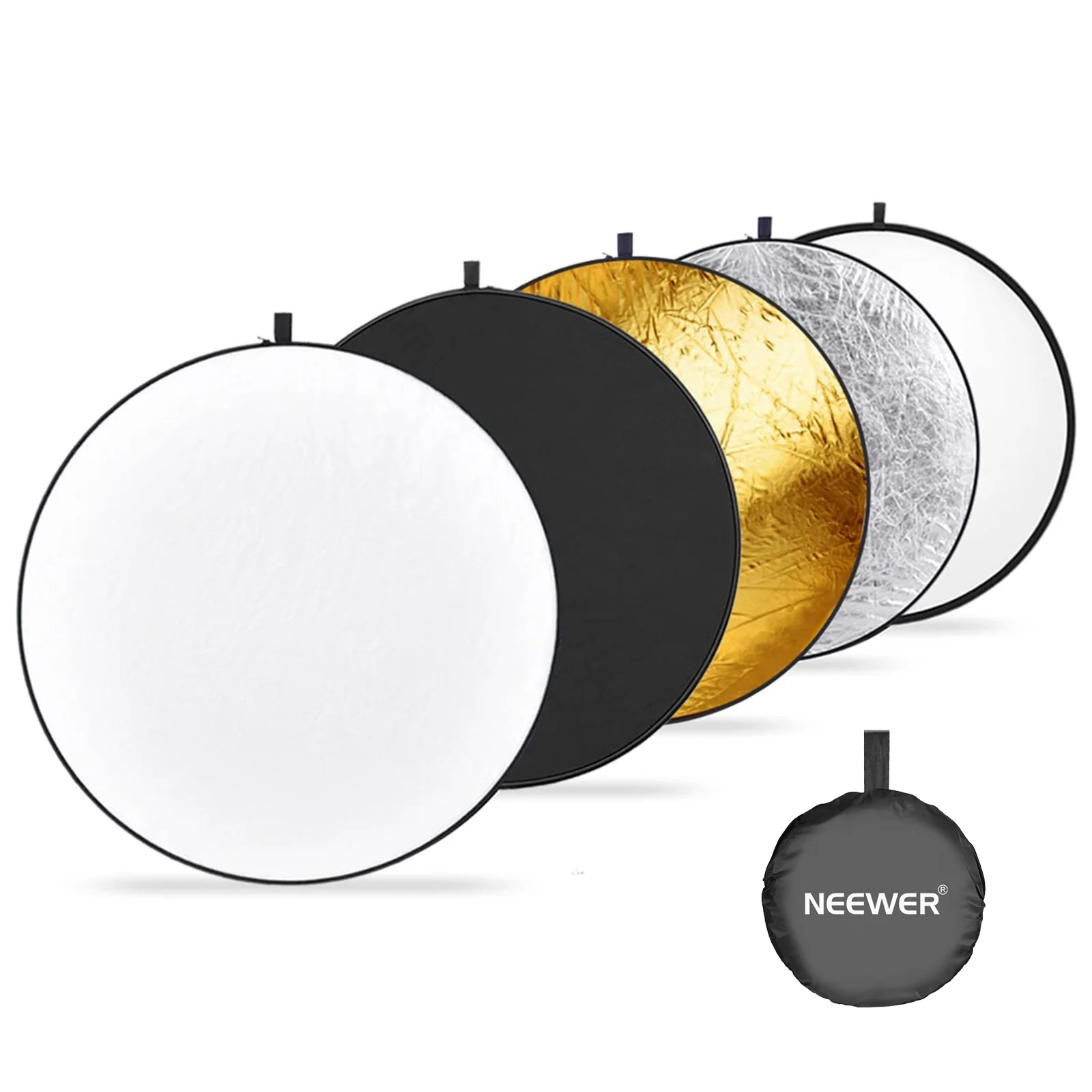 NEEWER 5-in-1 Collapsible Light Reflector 110cm