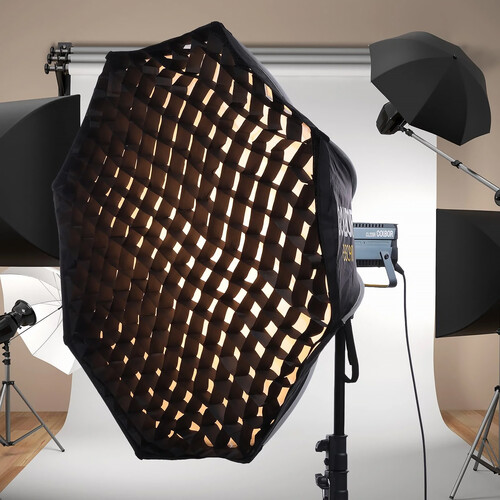 COLBOR BSO90 Quick Release Octagonal Softbox with Grid 35.4 inch - الصورة 7