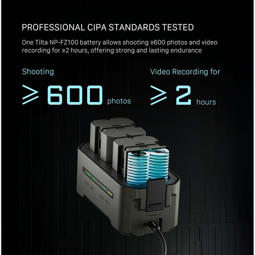 Tilta NP-FZ100 USB-C Battery (2400mAh) - الصورة 9