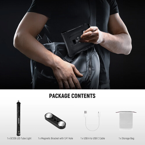 NEEWER BASICS GC21B 21W Bi-Color Magnetic Handheld Fill Light Stick - Image 9