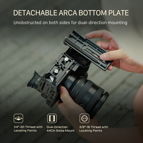 Tilta Full Camera Cage for Sony FX2 (Black) - الصورة 11