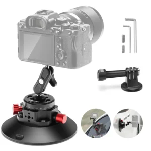 NEEWER CA013 6 inch Camera Suction Mount with Ball Head Magic Arm