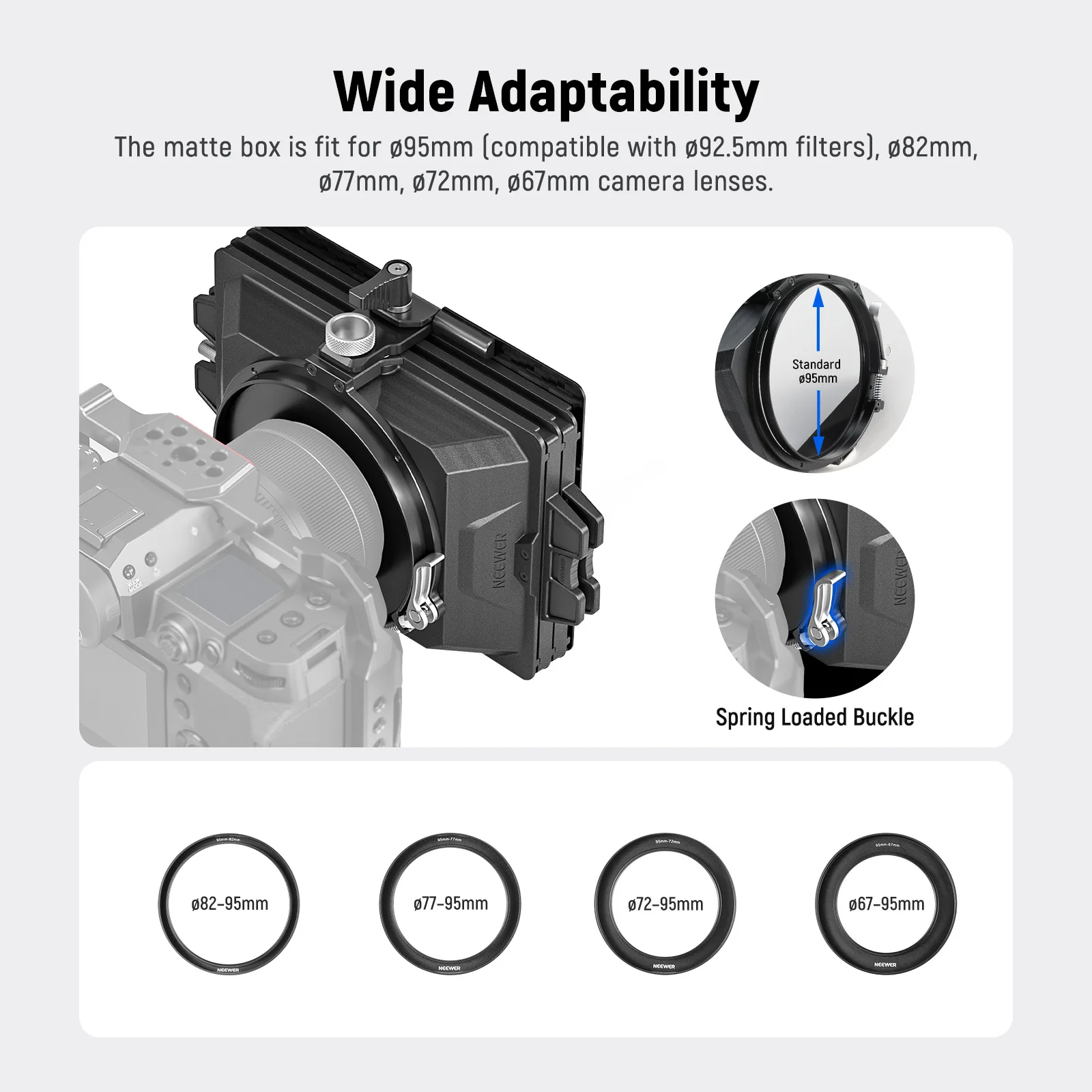 NEEWER PG002 Mini Matte Box - Image 8