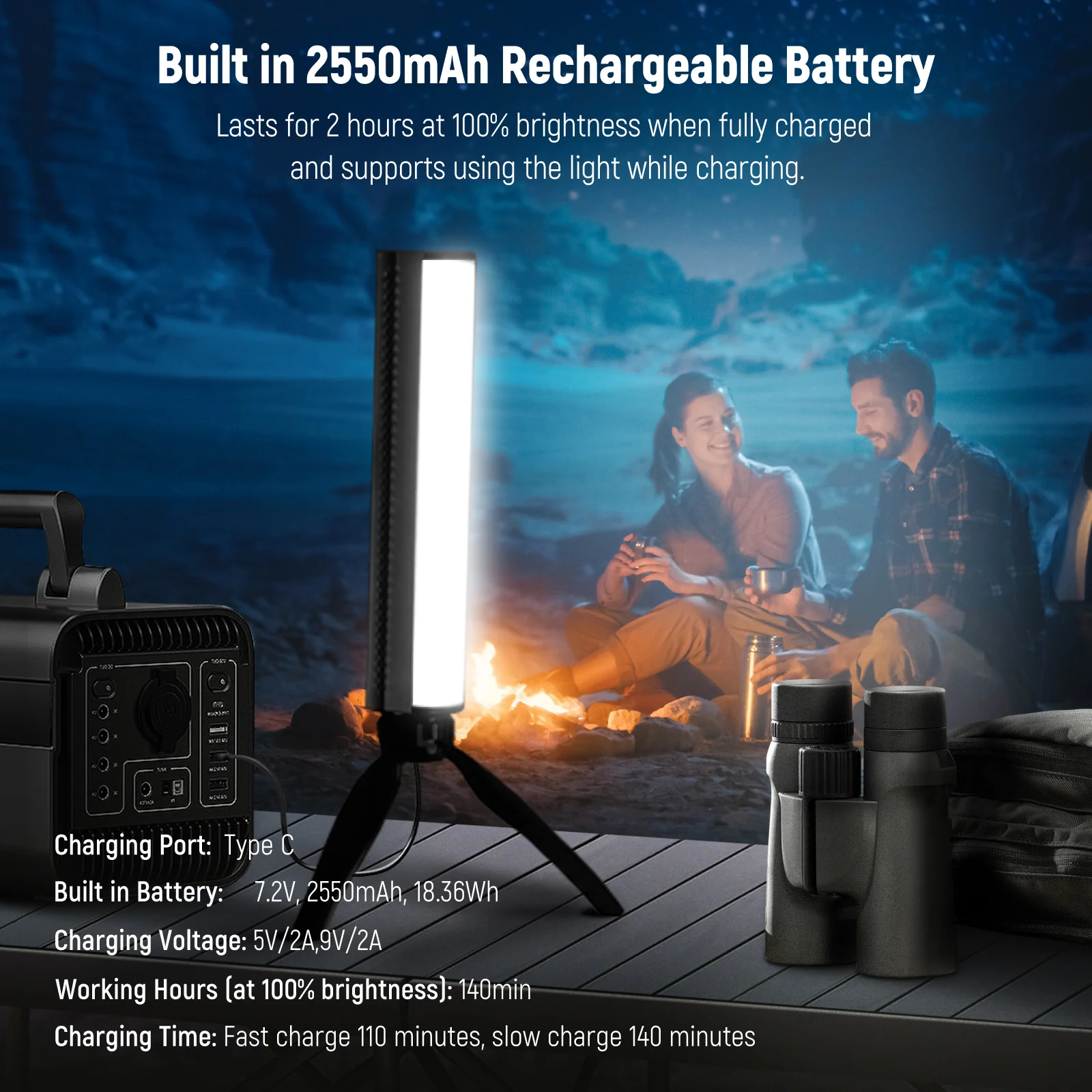 Neewer TL21C RGB Magnetic Light Wand - Image 2