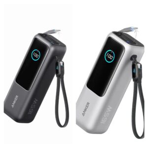 Anker Zolo A1695H11 Power Bank Built-in and Retractable Cable 25000mAh – 165W