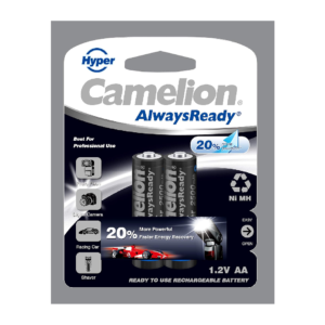 Camelion NHAA 2500 AA Rechargeable Batteries 1.2v