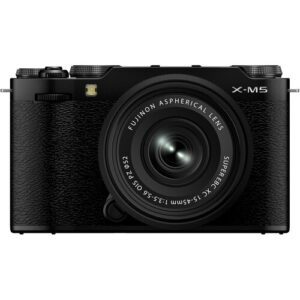 FUJIFILM X-M5 Mirrorless Camera with XC 15-45mm f/3.5-5.6 Lens - Black