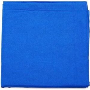Background Polyester-Cotton Blend - Blue