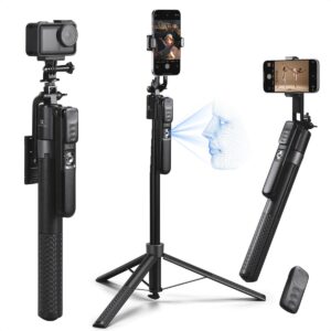 K&F CONCEPT 71 inch Face Tracking Tripod Auto Face Tracking Selfie Stick