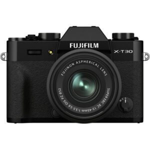 FUJIFILM X-T30 II Mirrorless Camera with 15-45mm f/3.5-5.6 Lens - Black