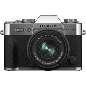 FUJIFILM X-T30 II Mirrorless Camera with 15-45mm f/3.5-5.6 Lens - Silver