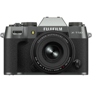 FUJIFILM X-T50 Mirrorless Camera with XF 16-50mm f/2.8-4.8 Lens - Charcoal Silver