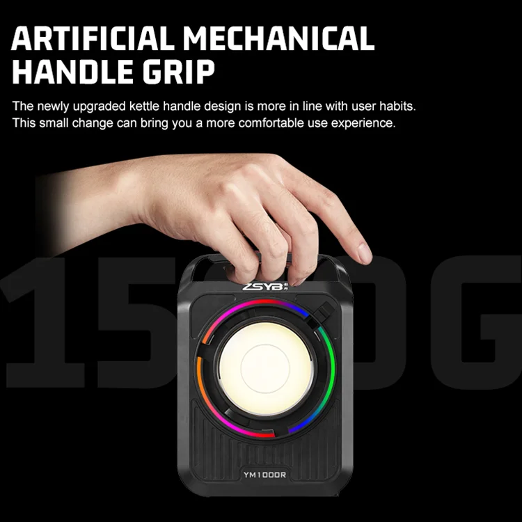 ZSYB HeadLight YM1000R RGB Professional LED Video Lighting - الصورة 4