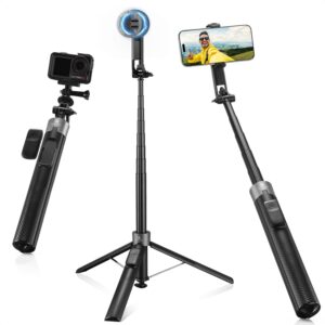 K&F Concept Popod 72 inch 3-in-1 Magnetic Phone Tripod Selfie Stick Remote
