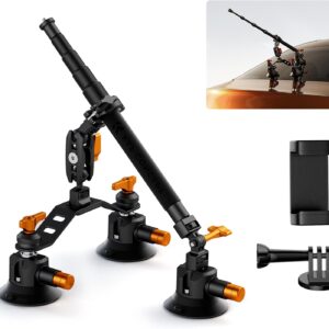 K&F Concept 3-in-1 Car Suction Cup Camera Mount Action Cam - Phone