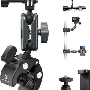 K&F Concept Super Clamp 360 Dual Ball Head Camera Mount Handlebar