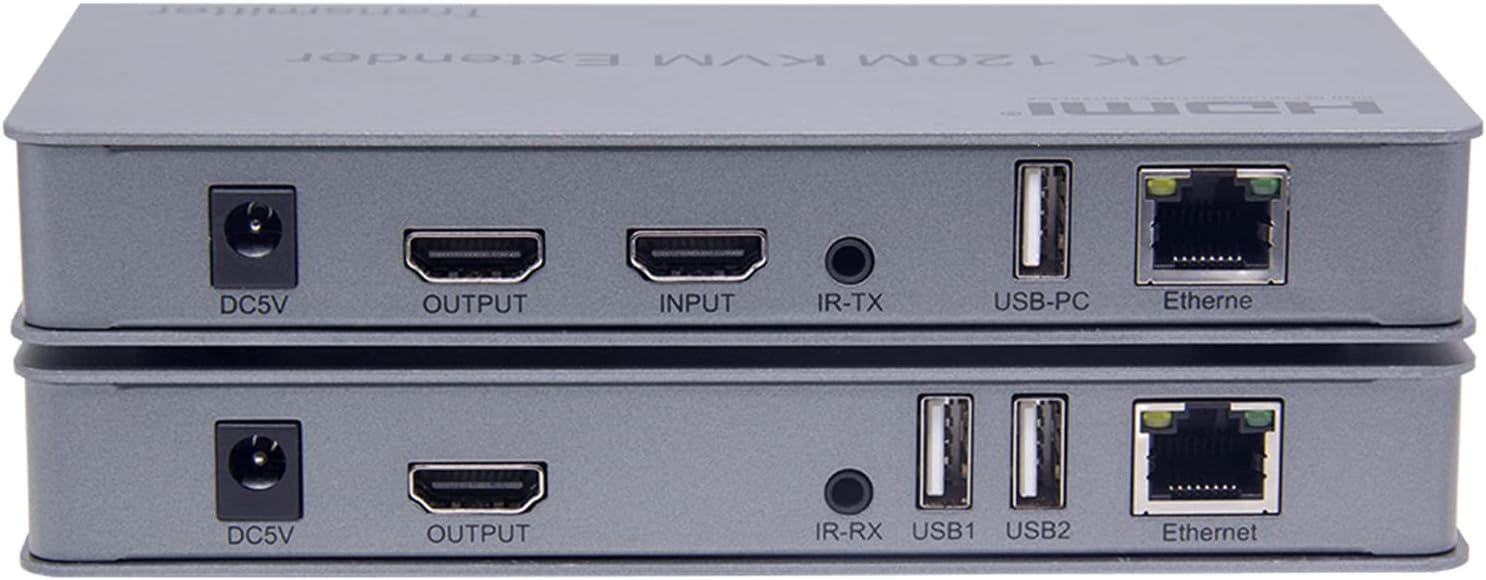 HDMI and USB Extender By Lan KVM 4K - 120m - Image 2