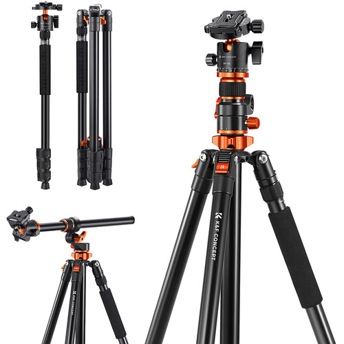 K&F Concept Professional Video Tripod with Ball Head BH-28L - الصورة 7