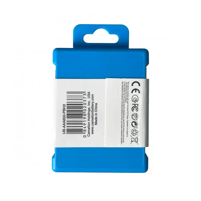 Camelion Lithum Rechargeable AA UB-AA2200-PBH2 2PC Box - الصورة 4