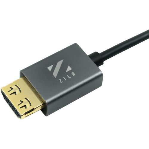 ZILR Hyper-Thin High-Speed HDMI Secure Cable with Ethernet - 45cm - Image 2