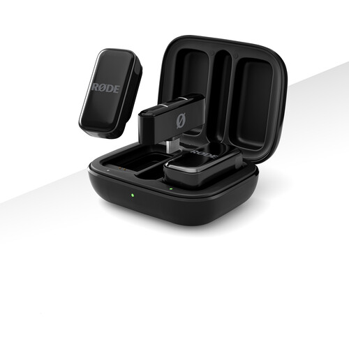 Rode Ultra-compact Wireless Microphone with USB-C Connector - Black - Image 4