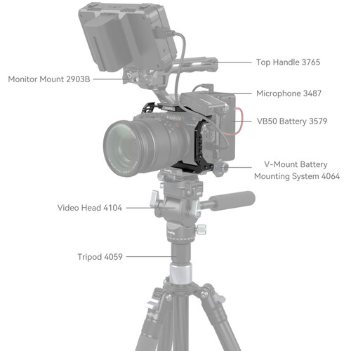 SmallRig Full Camera Cage for FUJIFILM X-S20 - الصورة 7