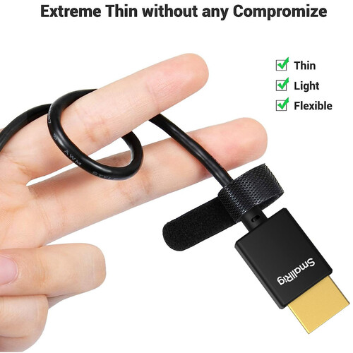 SmallRig Micro-HDMI to HDMI Cable - 100cm - Image 3