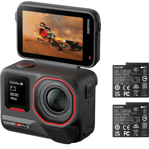 Insta360 Ace Pro 2 Action Camera Dual Battery Bundle - الصورة 4