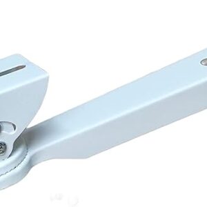Dumbel 90 Viewing Area Security Camera Mount Bracket Stand for Bullet and Box Camera - White 8 inch