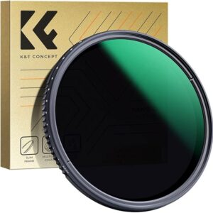 K&F CONCEPT Variable Neutral Density Lens Filter ND8-ND2000 3-11stop - 77 MM