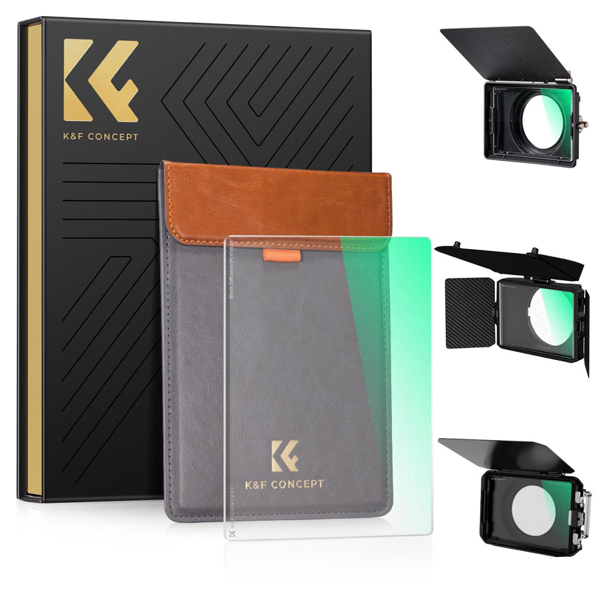 K&F Concept Black Mist 1/4 4×5.65 Square Cinema Filter Slim HD Multi-Coated