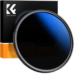 K&F Concept Variable ND2–ND400 43mm 1–9 Stop Multi-Coated Filter - 40.5 MM