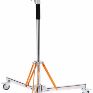 K&F Concept 3.2m Heavy Duty Light Stand with Wheels Stainless Steel