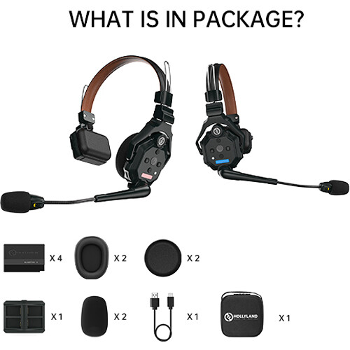 Hollyland Solidcom C1 Pro-2S Full-Duplex ENC Wireless Intercom System with 2 Headsets (1.9 GHz) - Image 18