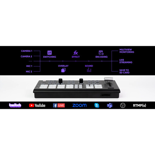 OSEE GoStream Deck HDMI/USB Live Streaming Video Switcher - الصورة 11