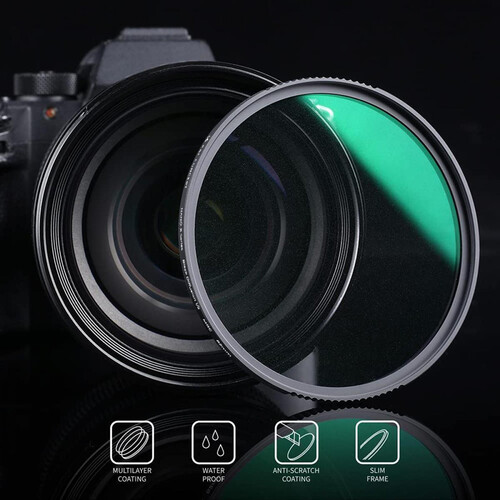 K&F Concept Nano-X Black Diffusion Filter 82mm 1/2 Grade