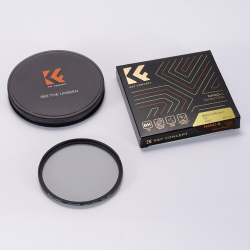 K&F Concept Nano-X Black Diffusion Filter 82mm 1/2 Grade - الصورة 2
