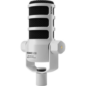 RODE PodMic USB and XLR Dynamic Broadcast Microphone -White
