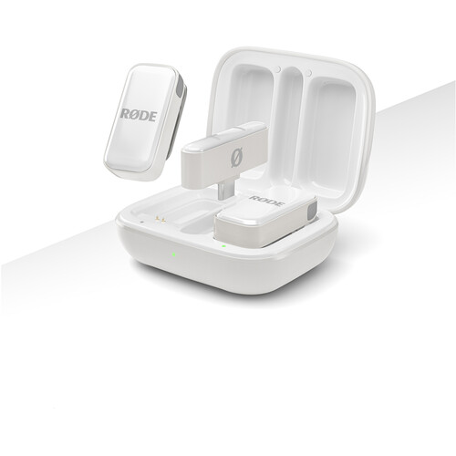 RODE Wireless Micro 2-Person Ultracompact Wireless Microphone System with Lightning Connector -White - الصورة 2