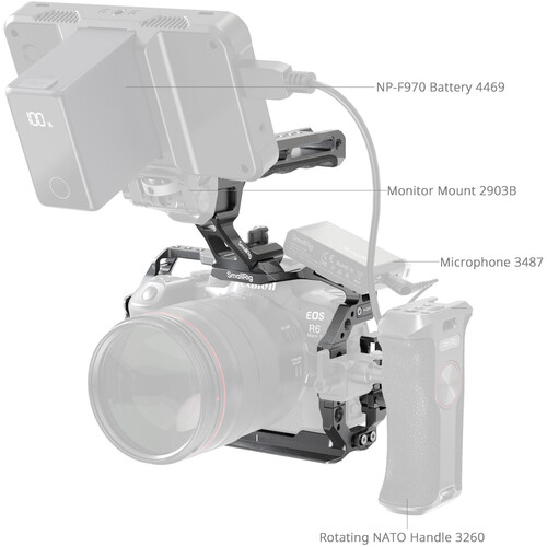 SmallRig Cage Kit for Canon EOS R6 Mark II - Image 4