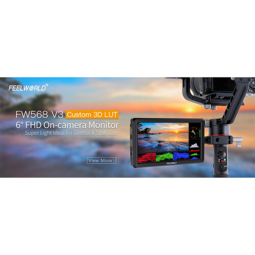 FeelWorld FW568 V3 6 inch IPS On-Camera Monitor - الصورة 9