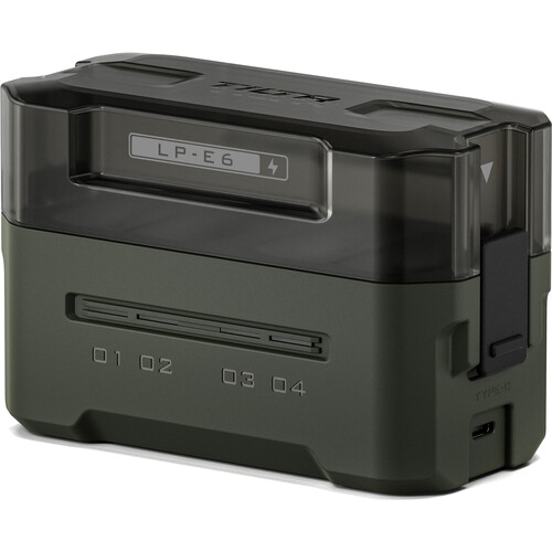 Tilta Portable Charging Station for LP-E6 Batteries -Green