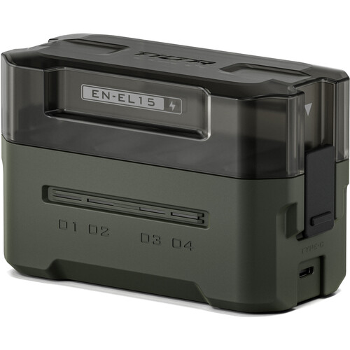 Tilta Portable Charging Station for EN-EL15C Batteries - Green - الصورة 3