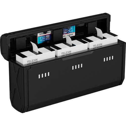 TELESIN Pocket-Size 3-Slot Charger Box for GoPro HERO13 Battery - Image 5