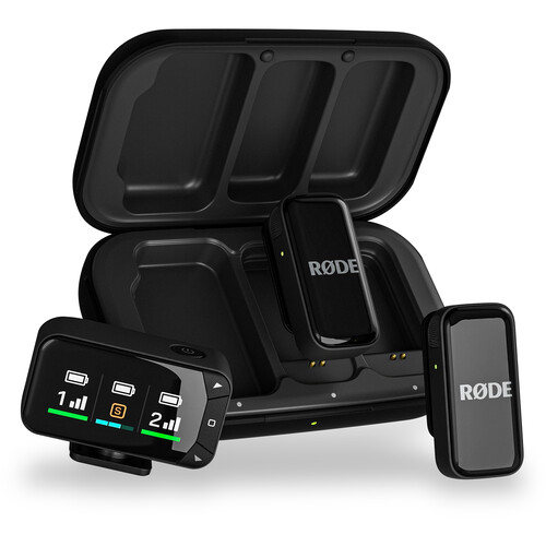 RODE Wireless Micro 2-Person Ultracompact Wireless Microphone Pro System for Cameras and Mobile Devices - 2.4 GHz - Image 2