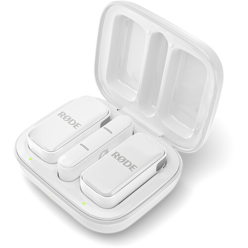 RODE Wireless Micro 2-Person Ultracompact Wireless Microphone System with Lightning Connector -White