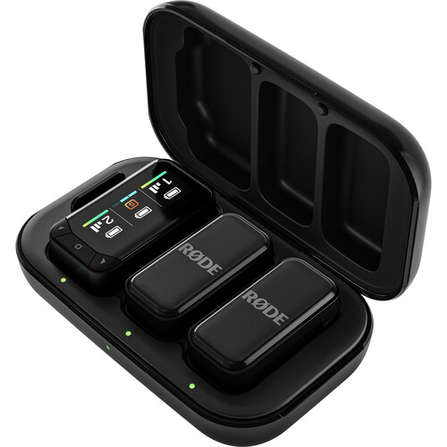 RODE Wireless Micro 2-Person Ultracompact Wireless Microphone Pro System for Cameras and Mobile Devices - 2.4 GHz